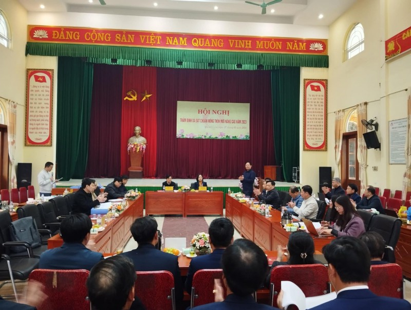 Hội nghị thẩm định xã Quỳnh Liên đạt chuẩn nông thôn mới nâng cao